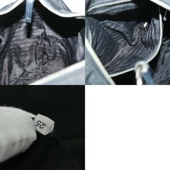 PRADA Shoulder Bag Nylon Black - Picture 12 of 12